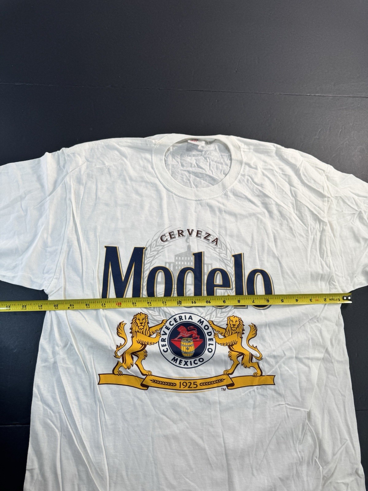 Modelo Mexican Beer T-Shirt Men’s Size Large White Graphic Print BRAND NEW gallery
