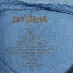 Disney’s Lilo & Stitch Men’s Size Small “Weekend Plans” Blue Graphic Tee