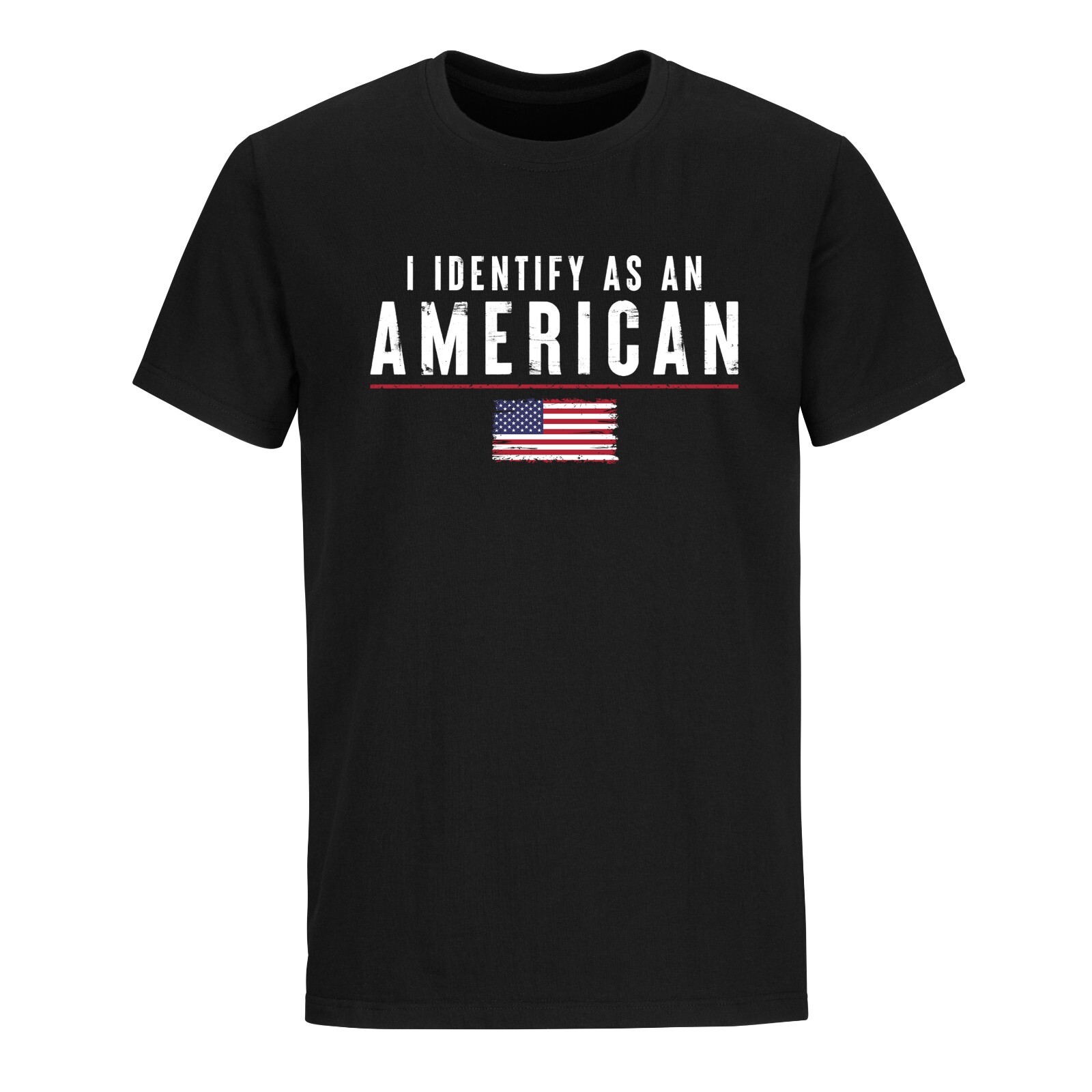 I Identify As An American T-shirt USA Flag Patriotic T-shirt For Men gallery
