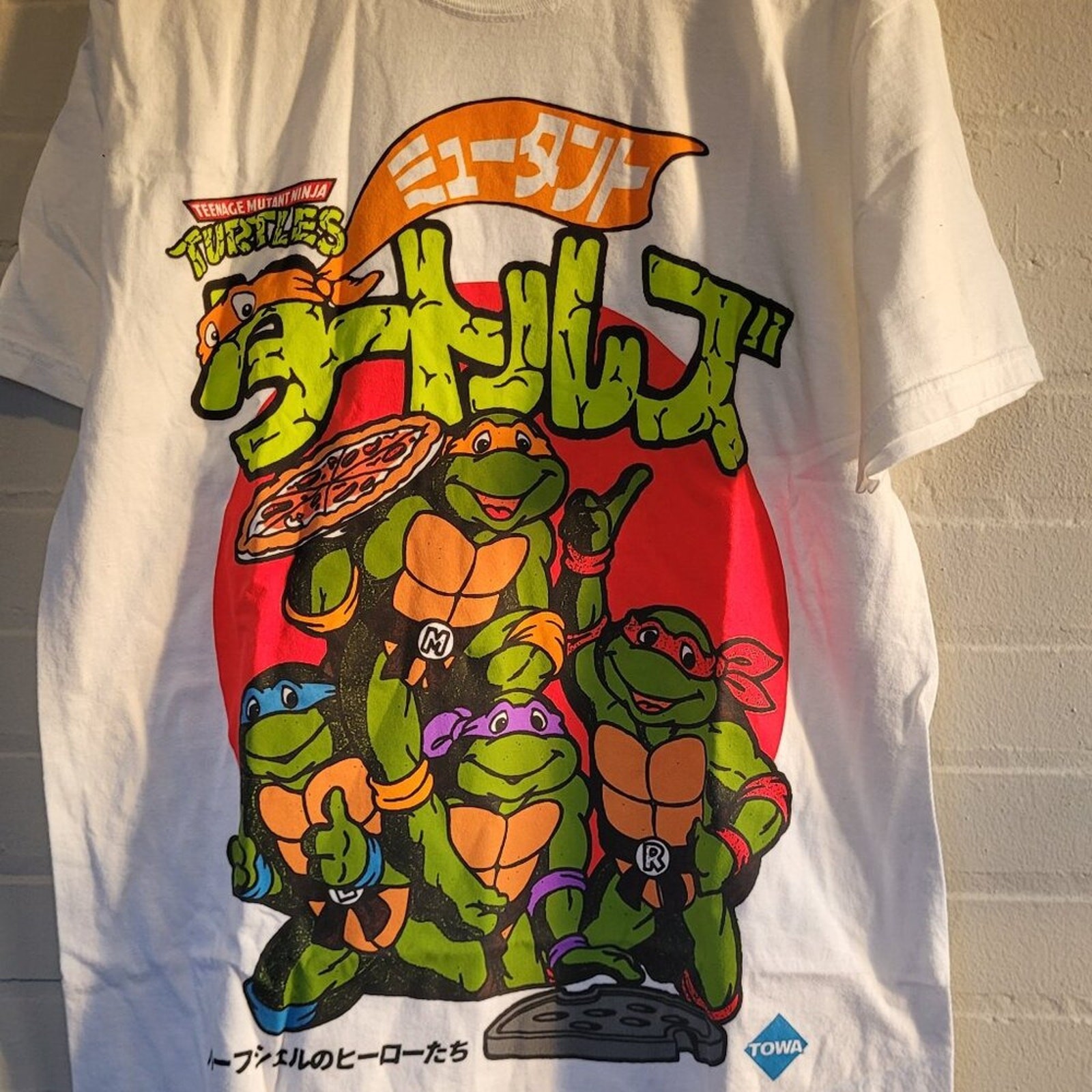 Rucking Fotten TMNT Teenage Mutant Ninja Turtles Anime Tee Large Comfort Colors gallery