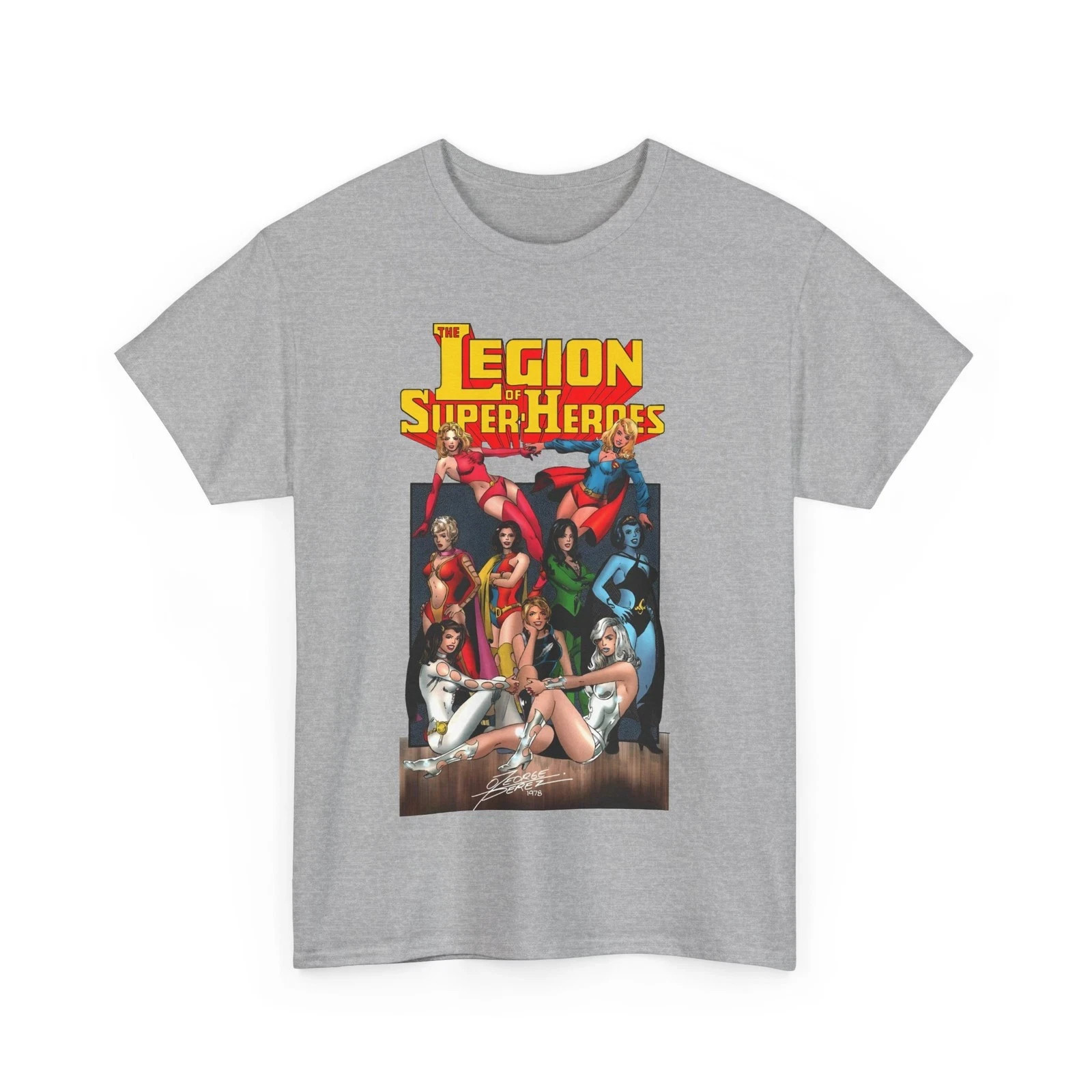 Legion of Super-Heroes T-Shirt - George Perez Art - Legion Women - Saturn Girl gallery