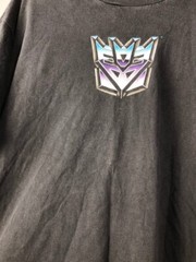 90s Transformers Vintage T Shirt Centre Logo Crystal Archive M Size Mens washed
