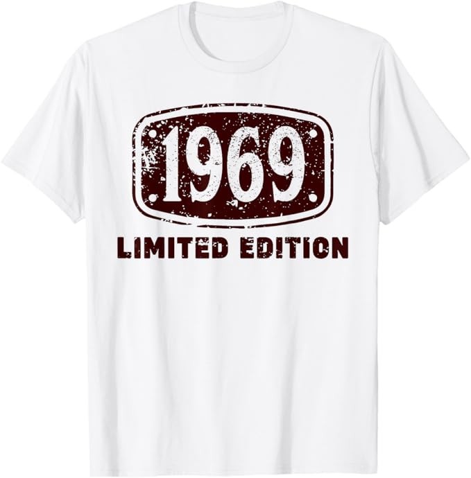 54 Years Old Limited Edition 1969 Birthday Gifts For Men T-Shirt