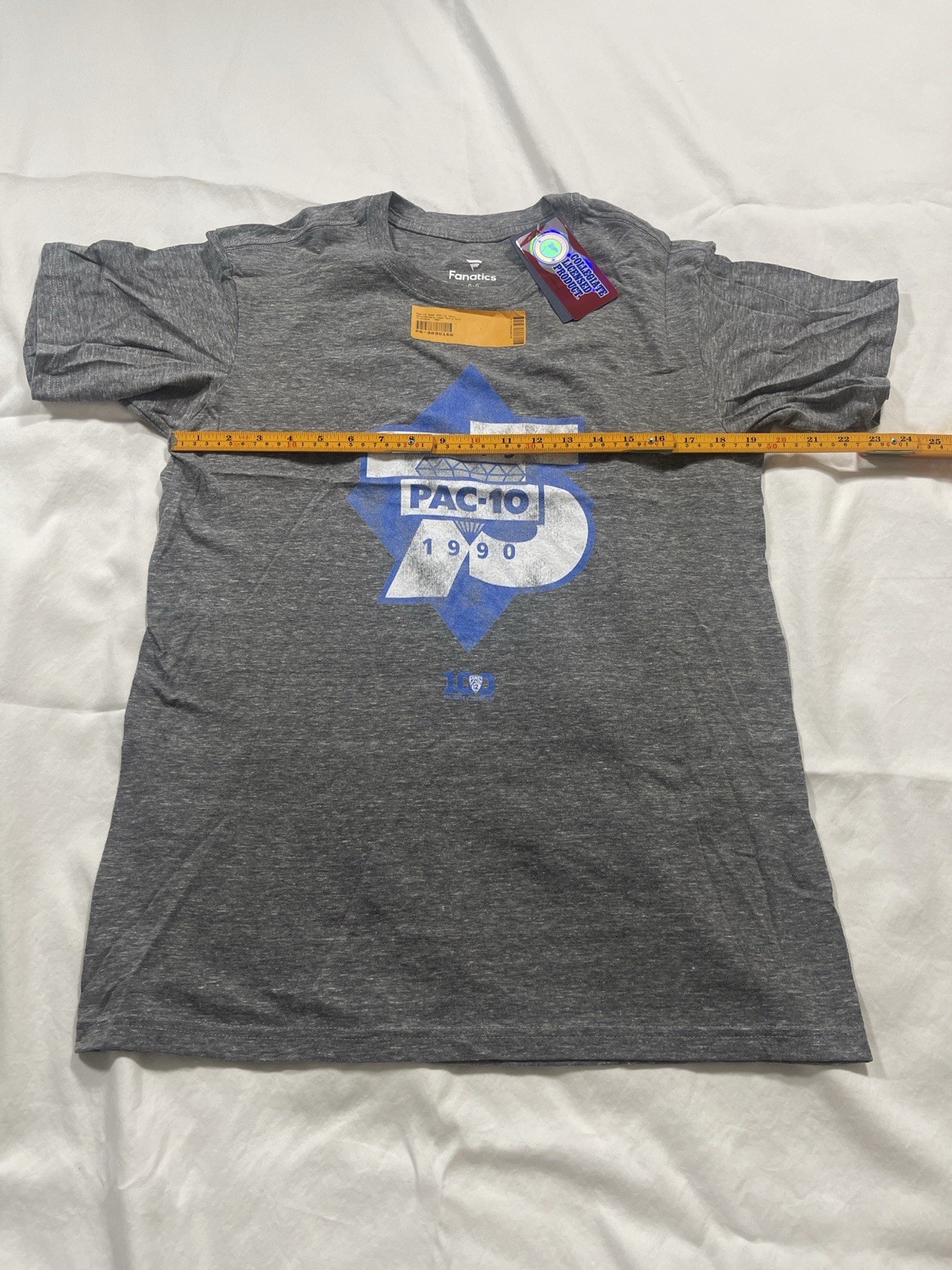 Fanatics PAC-10 75th Anniversary T-Shirt Gray Short Sleeve Men’s XL NWT gallery