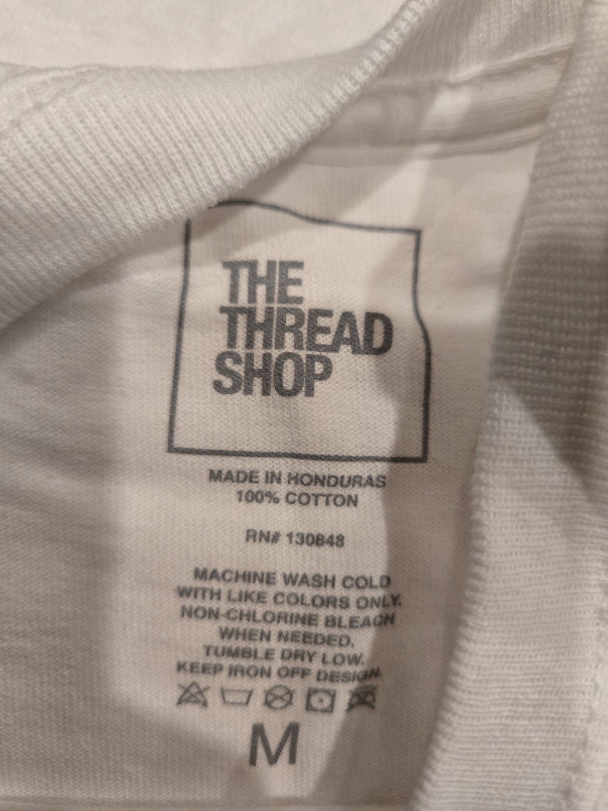 The Thread Shop White Cotton Jesus Graphic Print Men's T-Shirt Size M gallery
