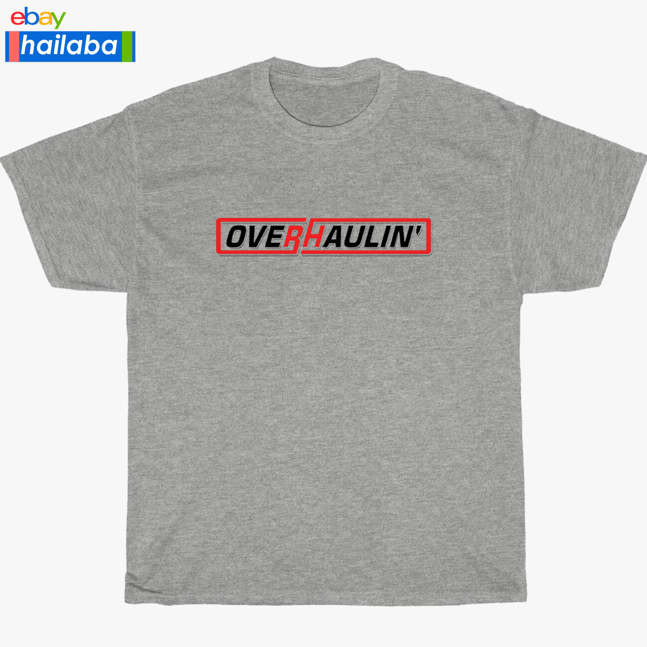 New Overhaulin Logo Black/Navy/Sport Grey/White Men's T-Shirt S-5XL gallery