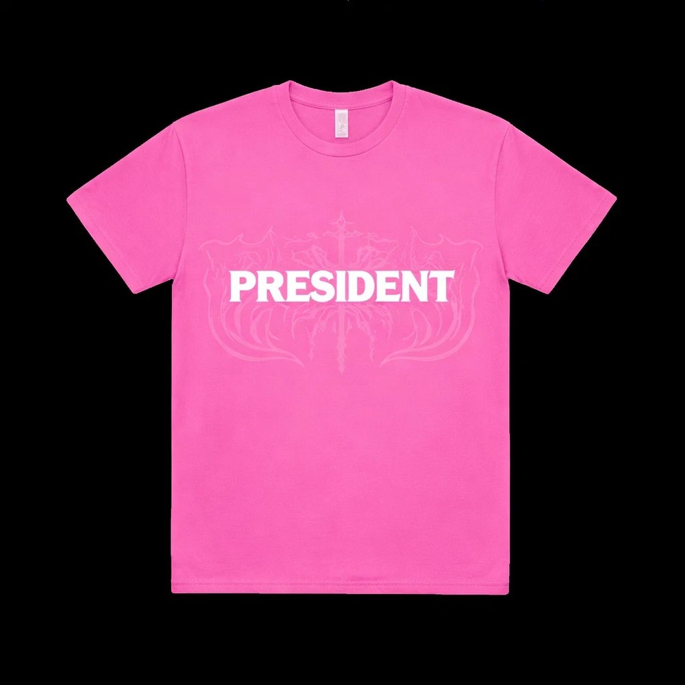 New!! PRESIDENT “President Logo” Merch Tour 2026 T-shirt All Size