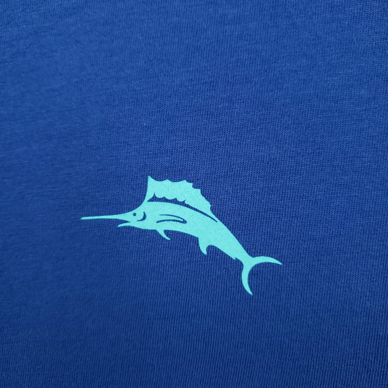 Tommy Bahama T Shirt Men 2XL XXL Blue Short Sleeve Pickleball Marlin Pullover gallery