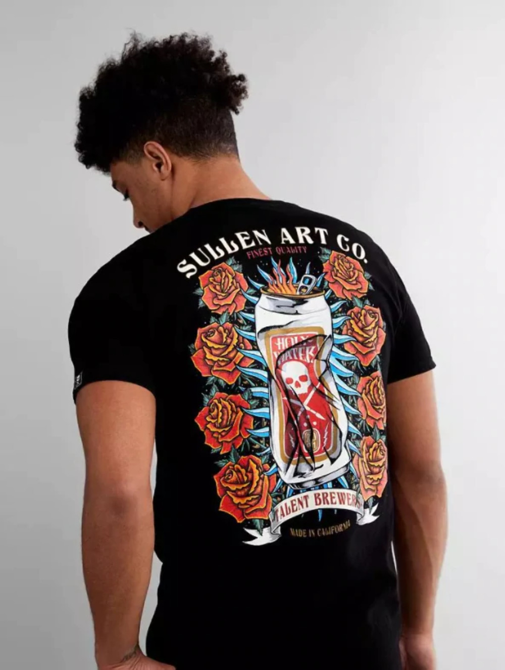 Sullen Men's T-shirt HOLY WATER Tattoos Urban Design Premium Quality gallery