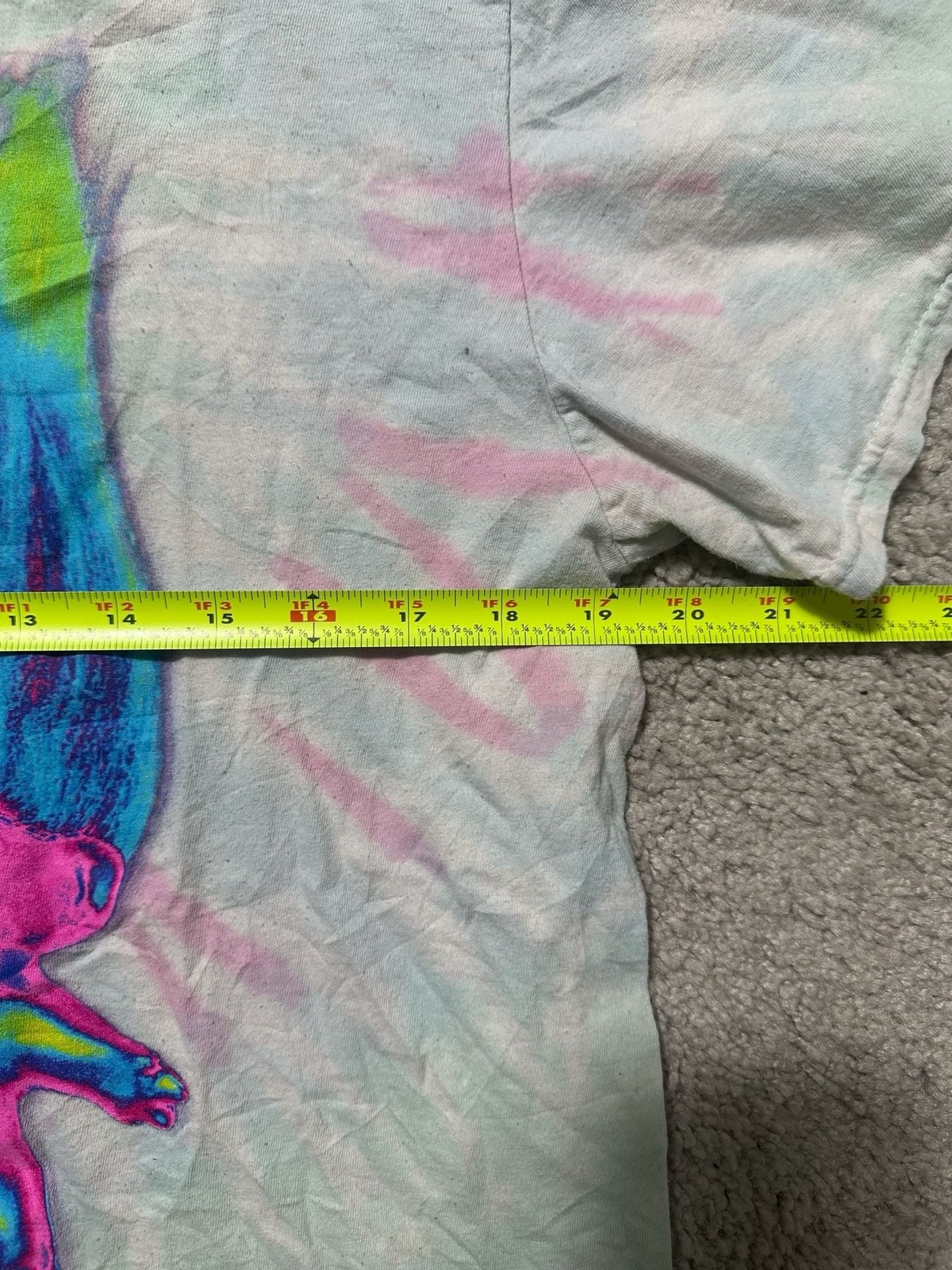 Good Luck Trolls 60th Anniversary Tie Dye T-Shirt Size L/G gallery