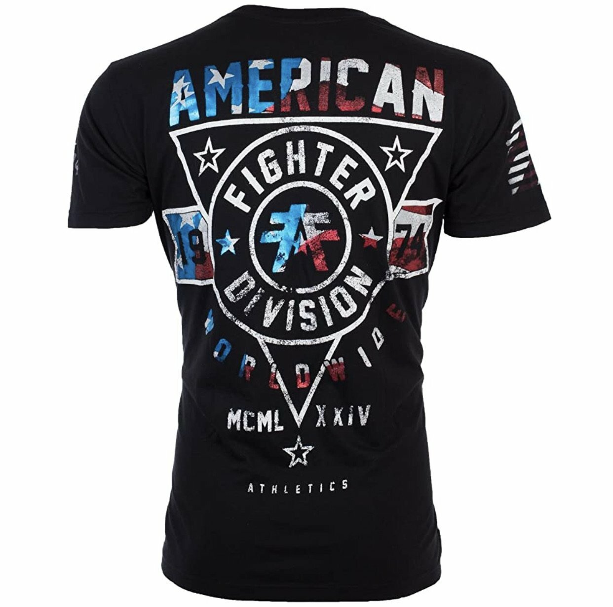 AMERICAN FIGHTER Men's T-Shirt SILVER LAKE PATRIOT Athletic Biker MMA S-4XL gallery