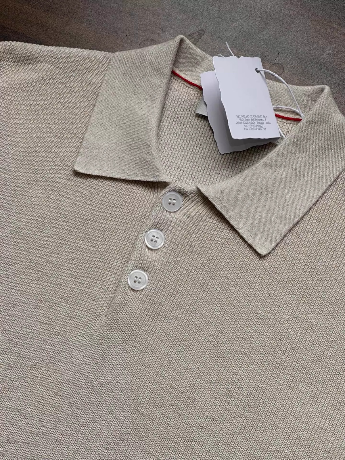 Brunello Cucinelli Collared Polo Short Sleeve Shirt gallery