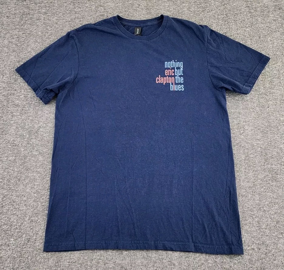 Eric Clapton Shirt Mens Medium Nothing But The Blues Documentary Film Adult A10