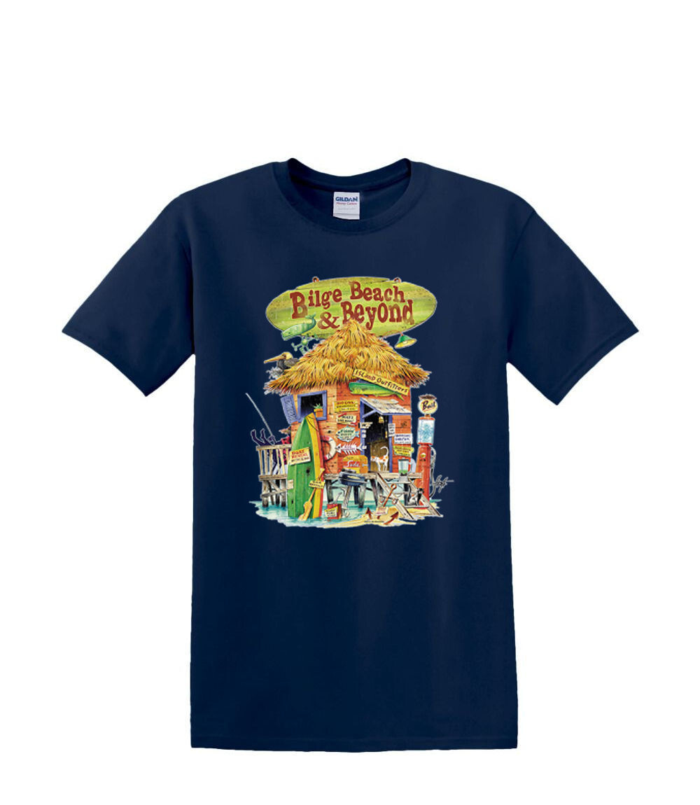 T-Shirt S to 2XL 3XL -BILGE BEACH bar resort tropical sand fun adult gallery