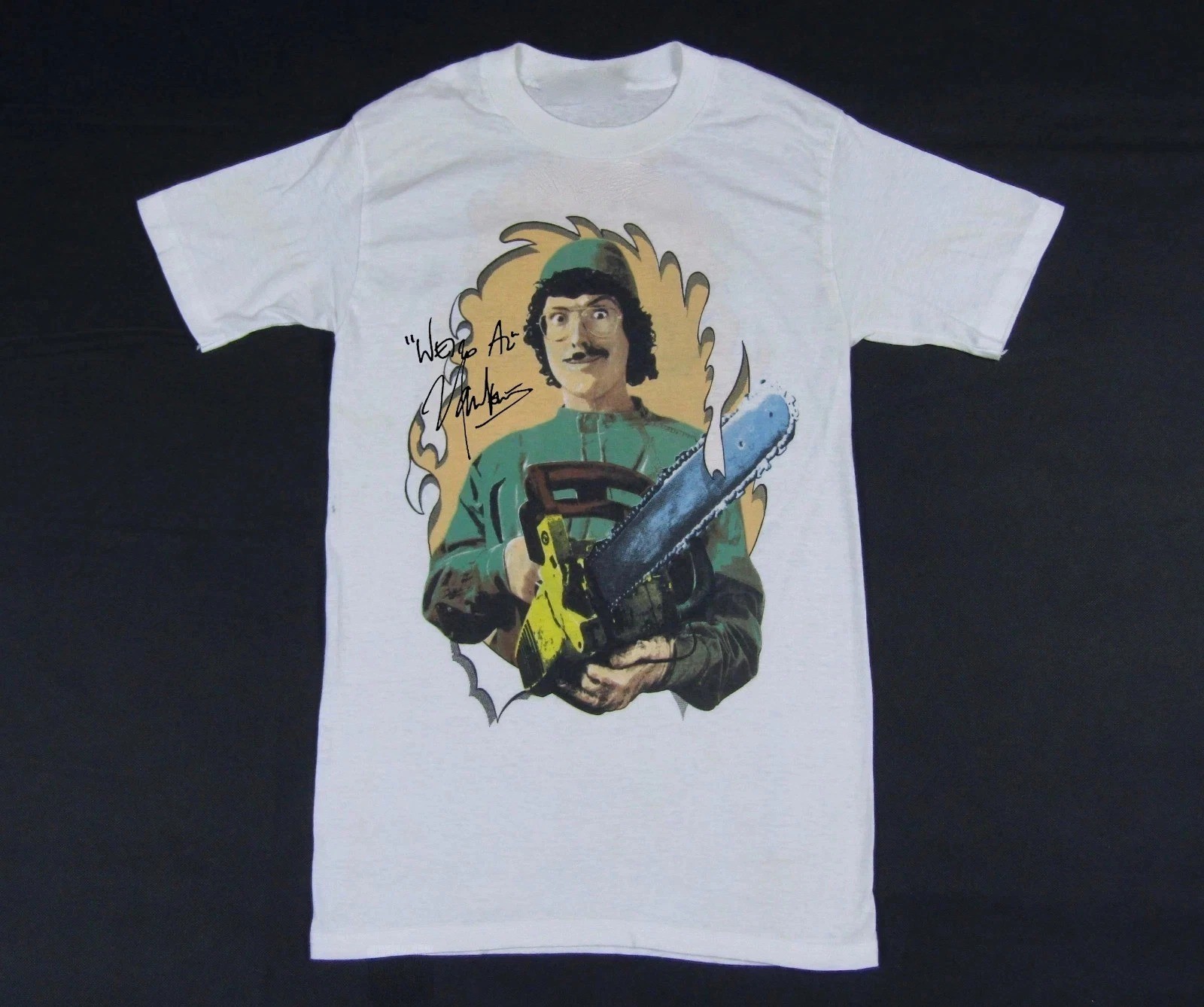 Weird Al Yankovic Funny  1 Sided T SHIRT Size S-5XL White Color Cotton