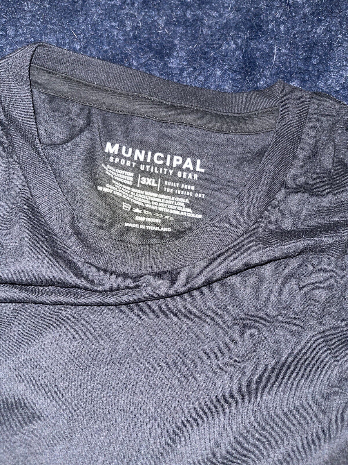Municipal Sport Utility Gear Armband Superblend LS T-Shirt 3XL $58 Black gallery