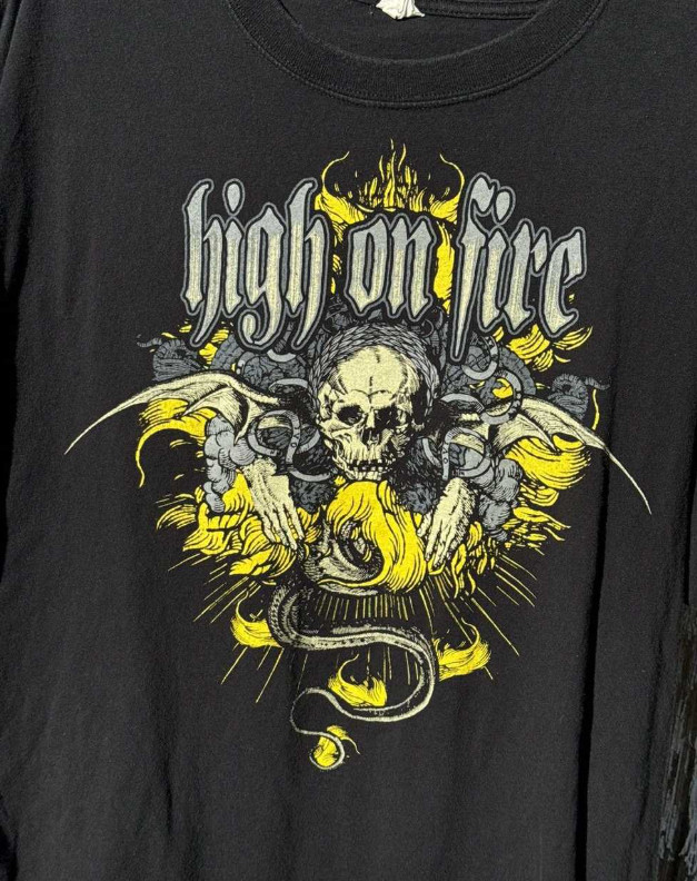 Skull High On Fire band Unisex T-Shirt All Size S To 5XL WA418 gallery