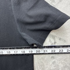 John Richmond T-Shirt Black Medium Spell Out Cotton Sustainable