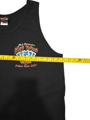 Harley Davidson Key West Poker Run 2011 Tank Top Mens Large Black Biker