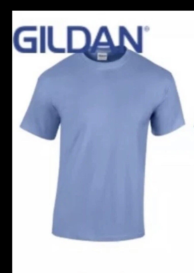 Gildan G2000/ Unisex Ultra Cotton/ Short Sleeve T-Shirt/ Carolina Blue/Medium gallery