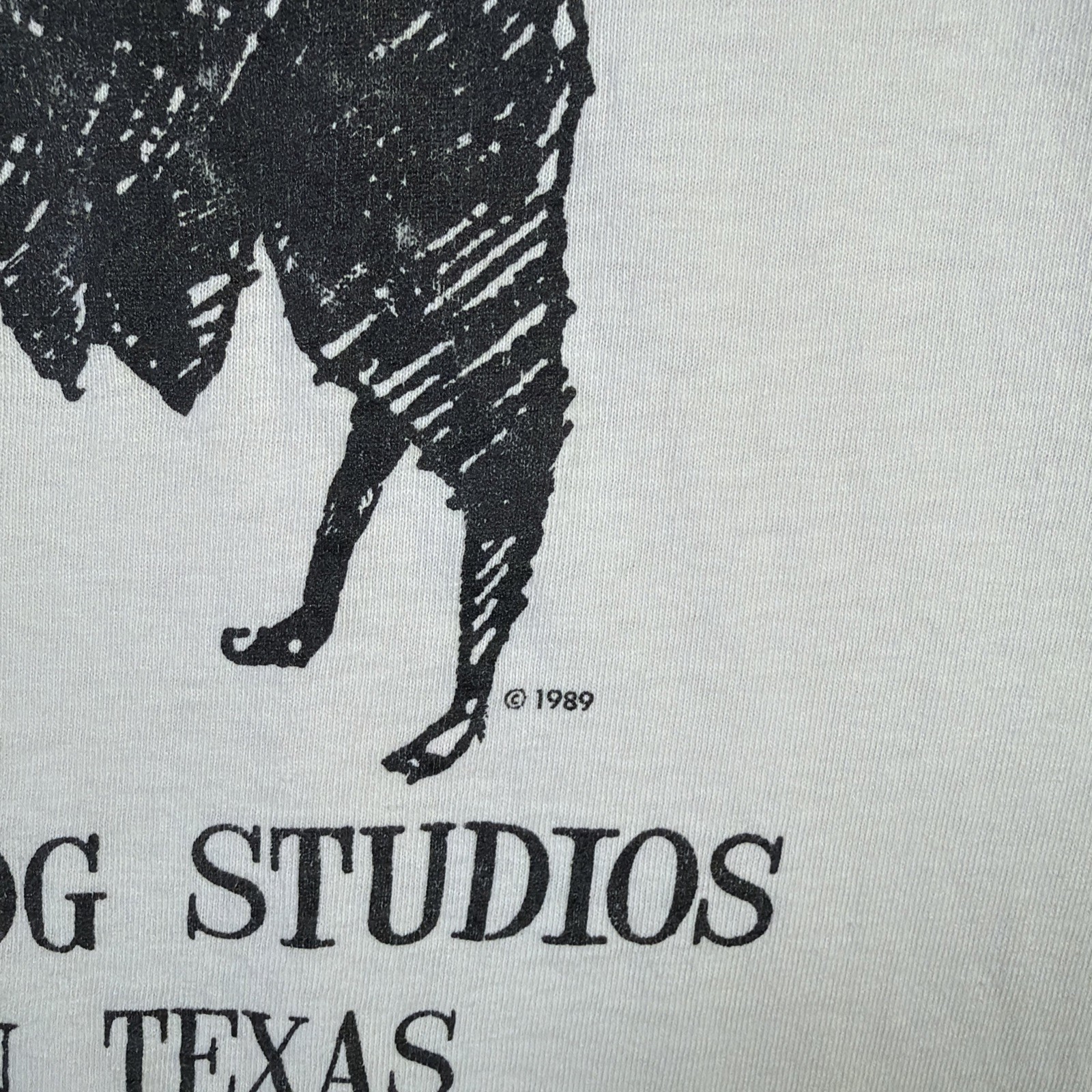 Vintage Mother Dog Studios Shirt Mens Large White 80s Art Abstract Poem Drawing gallery