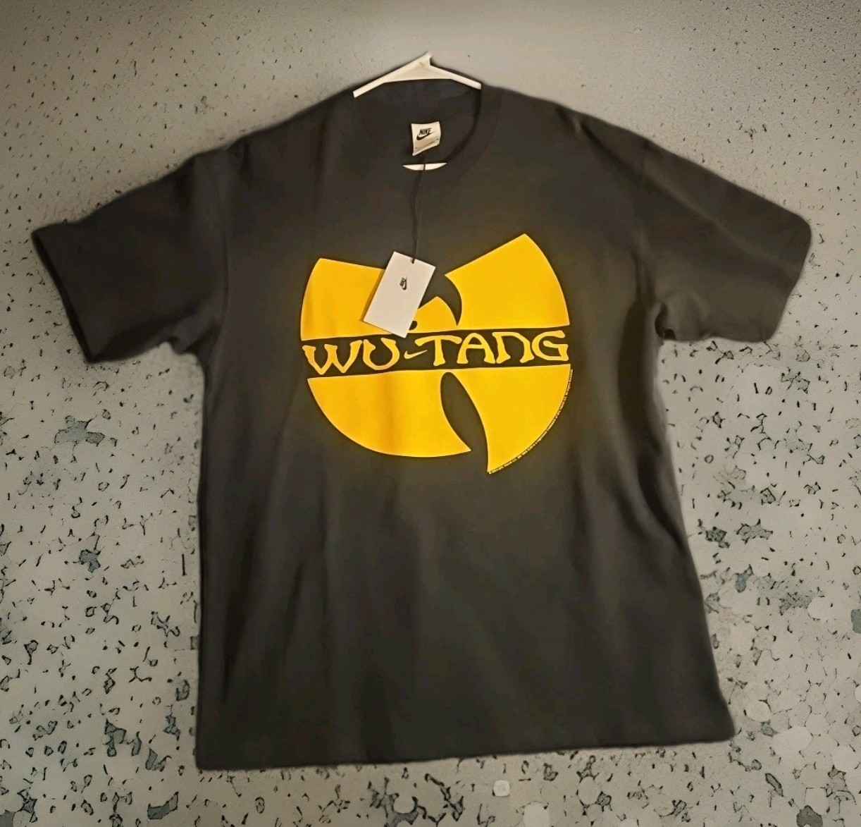 Nike Wu-Tang Clan CREAM Graphic Black Cotton T-Shirt Men’s Size M