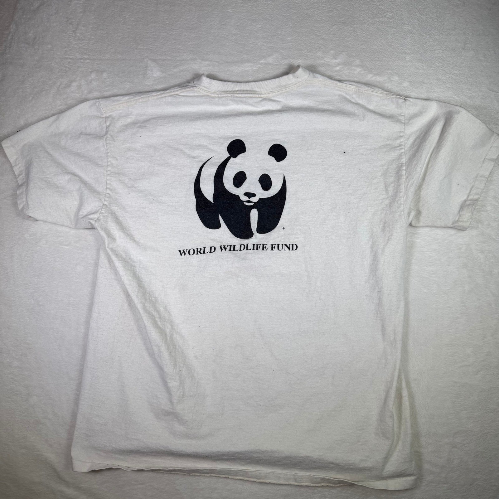 Save The Tiger Graphic T-Shirt WWF World Wildlife Fund Tee Size M gallery