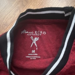 Marc Ecko Cut & Sew Men’s M Red Solid Crew Neck Short Sleeve Logo T-Shirt