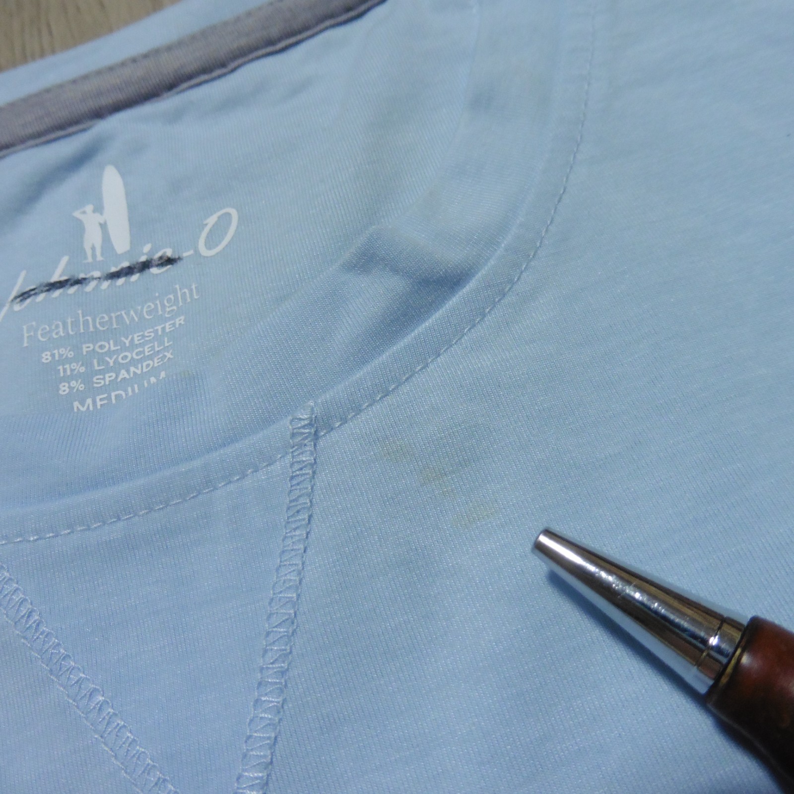 JOHNNIE O Mens M MEDIUM THE COURSE T SHIRT PERFORMANCE GOLF TEE KONA BLUE AQUA gallery