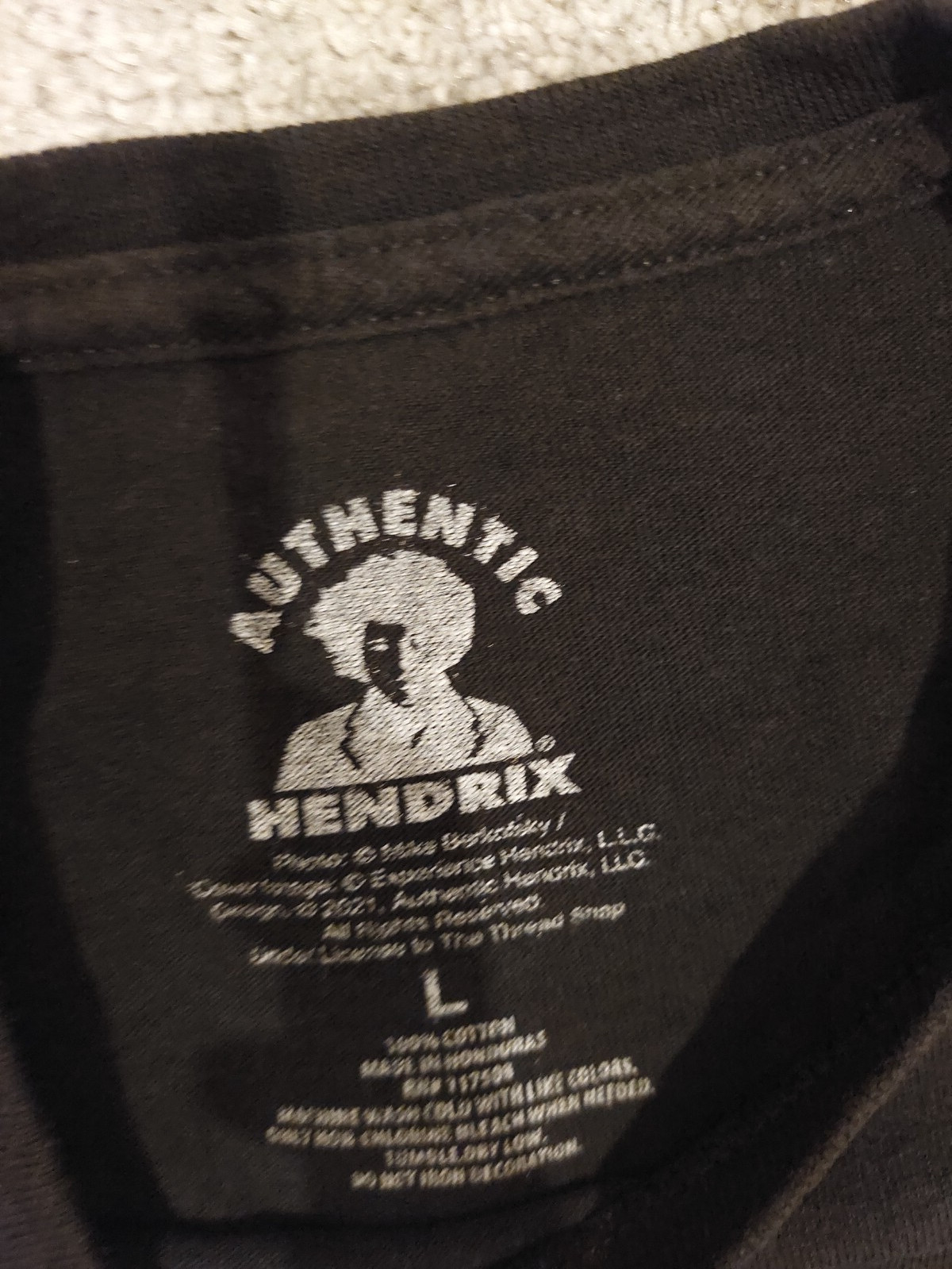 Various Black T-shirt with printing size L in one set gallery
