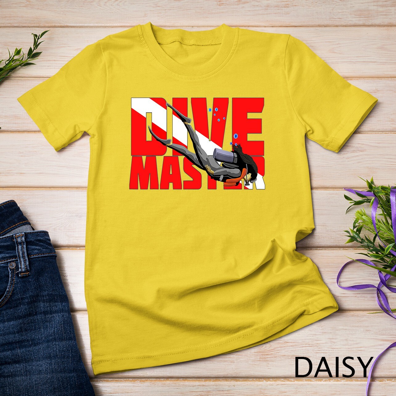 Woman Scuba Diving Dive Master T-Shirt Unisex T-shirt gallery