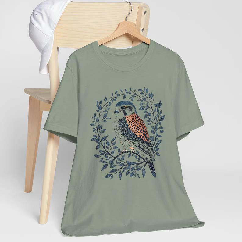 Kestrel Bird Wildlife Nature Comfort Tee Shirt Top Apparel Gift gallery