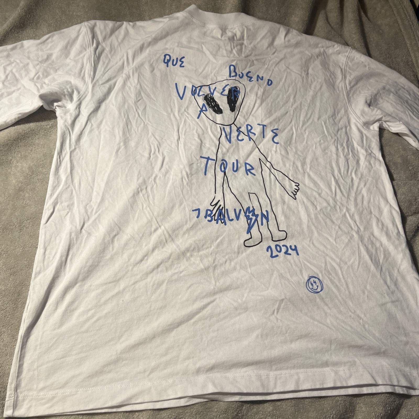 Size Large J Balvin “QUE BUENO VOLVER A VERTE” T-Shirt gallery