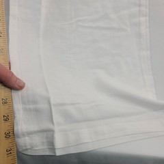 NEW BoohooMAN Super Oversized Linen Blend Shirt & Baggy Trousers White Sz M