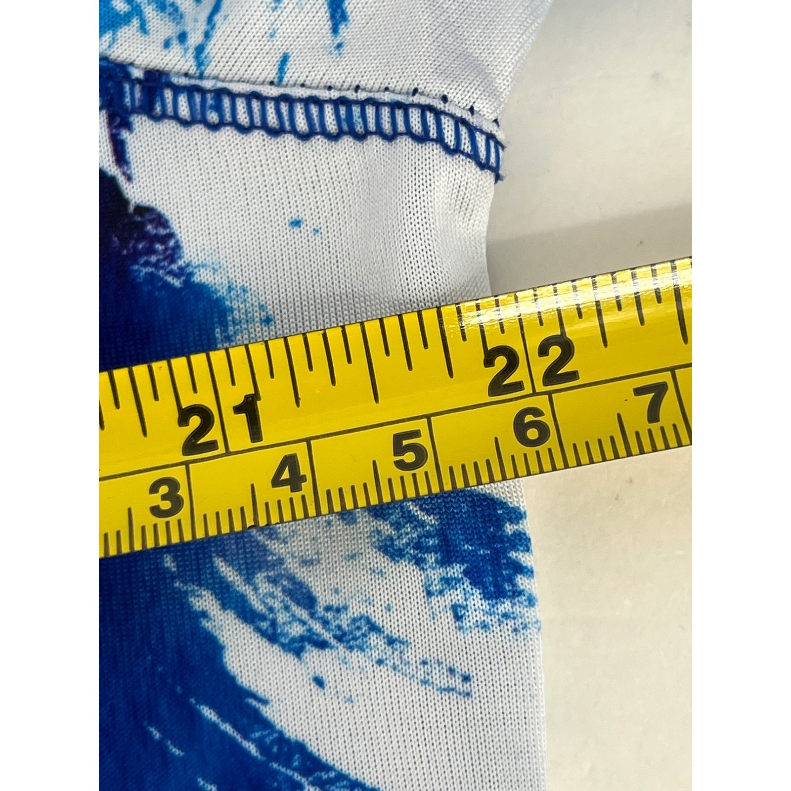 Reel Legends Freeline T-Shirt Blue White Graphic Print Short Sleeve Mens M gallery