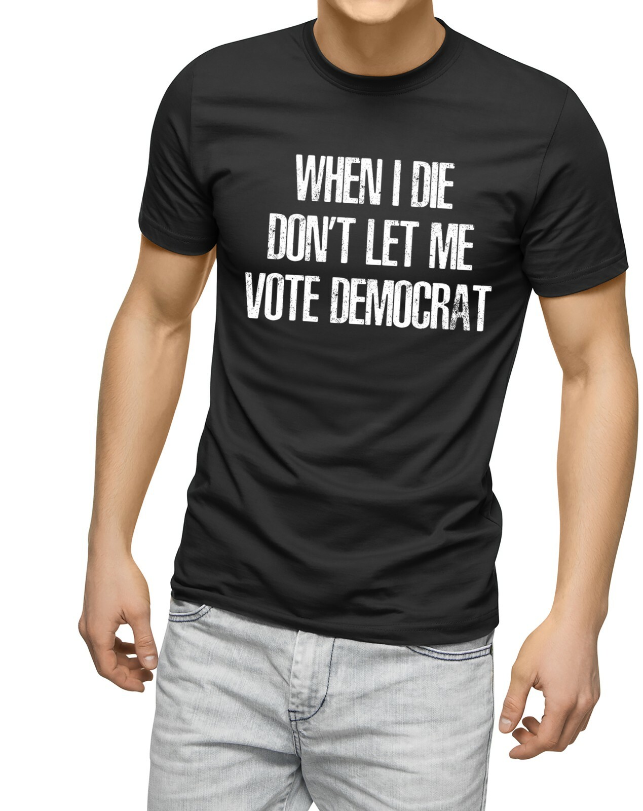 When I Die Don't Let Me Vote Democrat Trump Political Funny Trump 2024 shirt gallery
