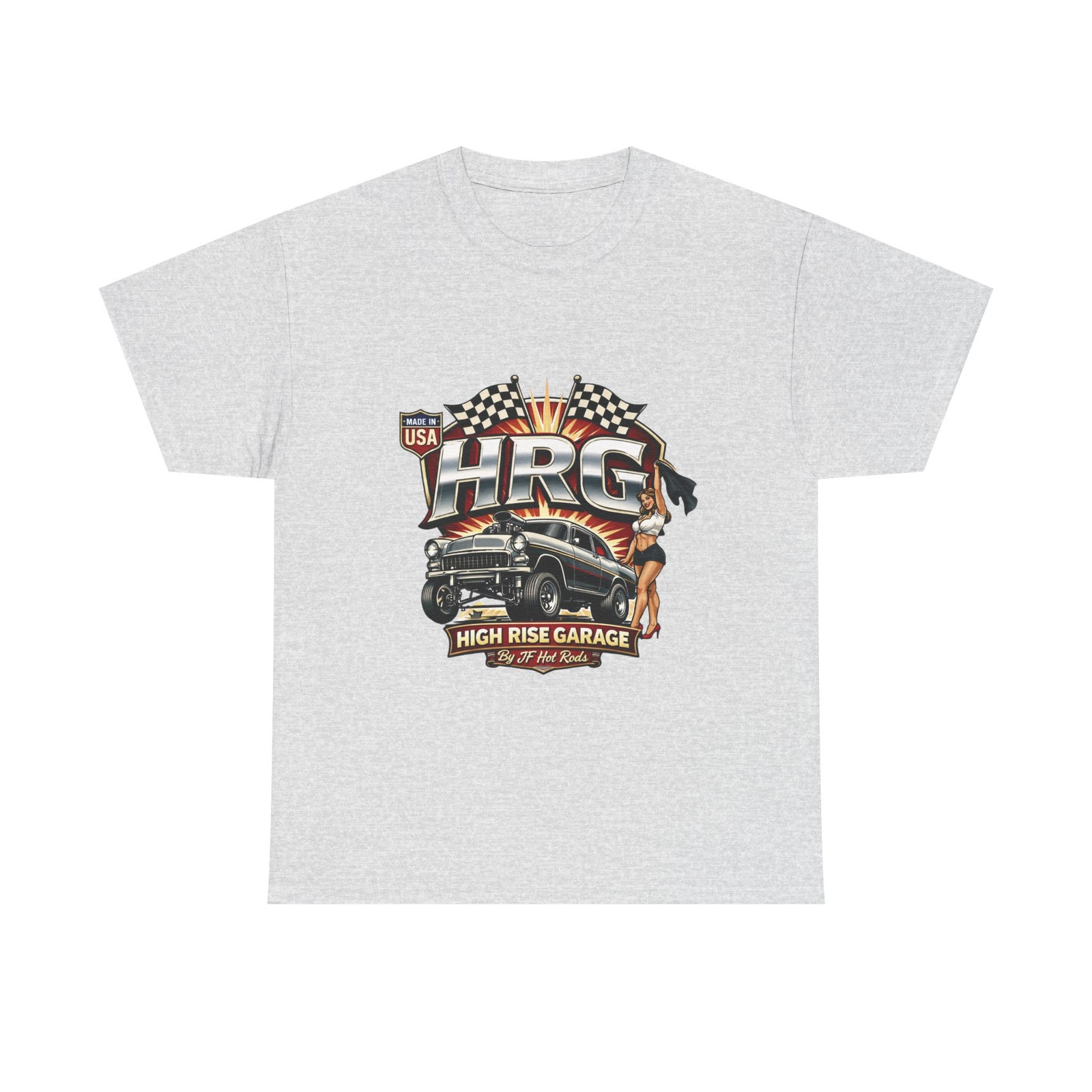 High Rise Garage Vintage Hot Rod Tee | HRG Car Club Shirt