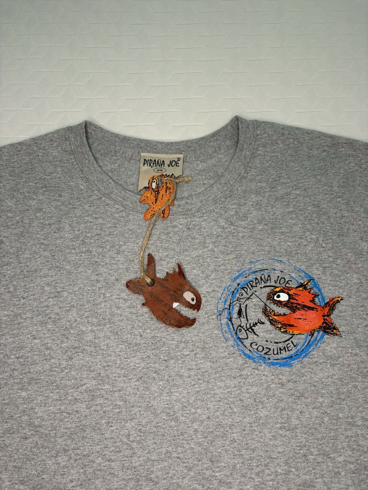 Y2K Pirana Joe Cozumel T-shirt new with tags Size Medium