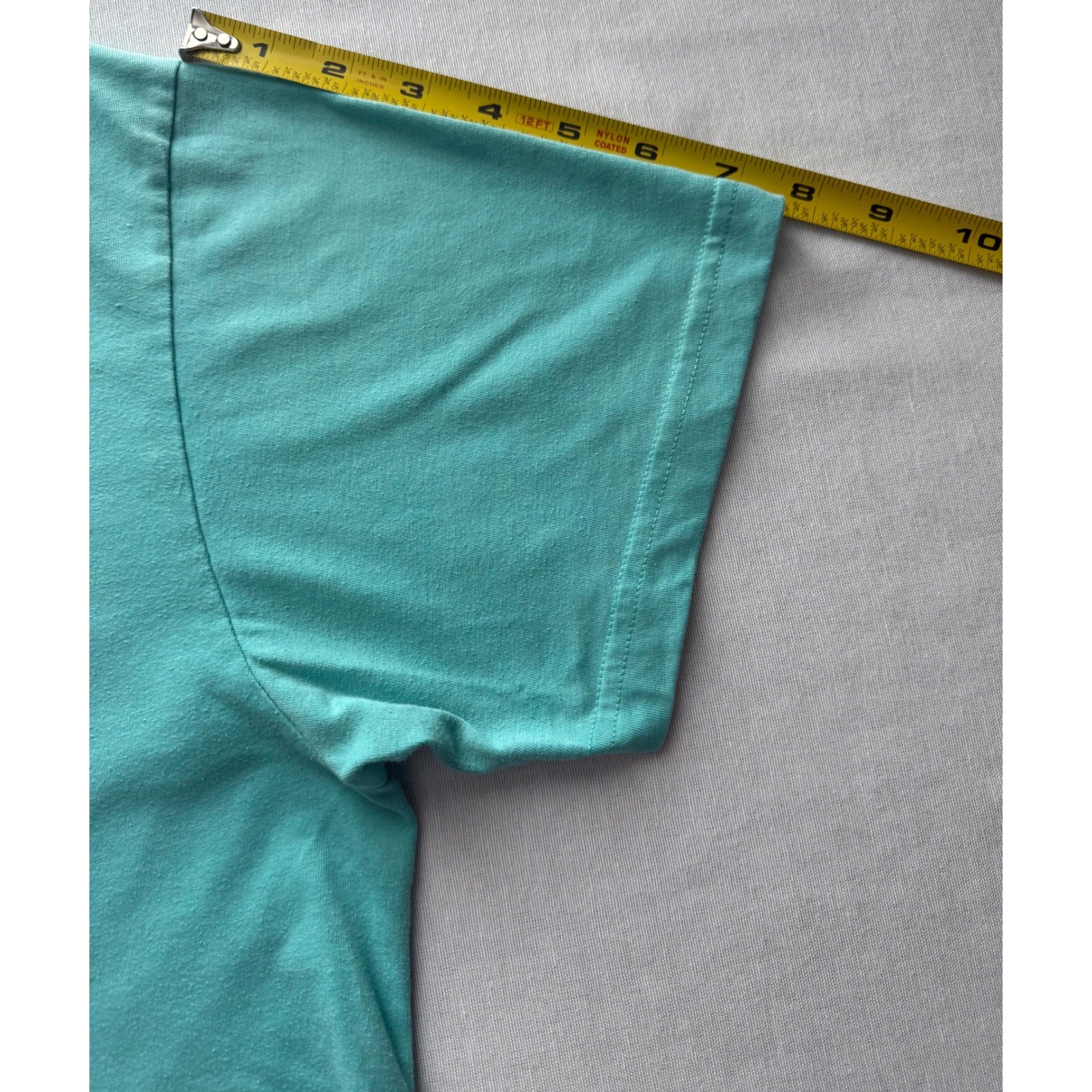 Patagonia Mens Live Simply Graphic T-Shirt Teal Green Slim Fit Large Cotton Mix gallery