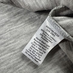 ATM Anthony Thomas Melillo Gray Striped Cotton L/S Shirt Size XL