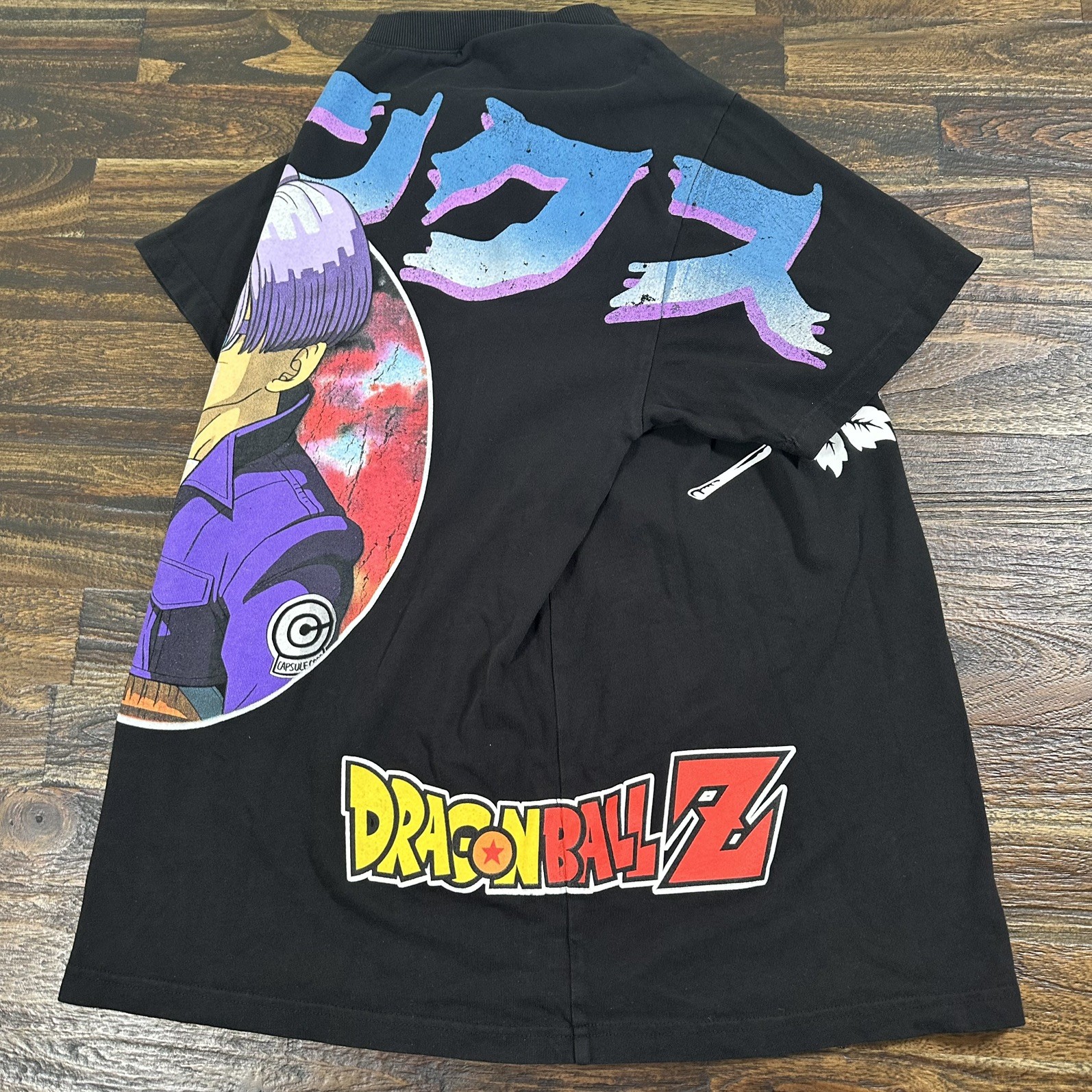 Civil Regime Dragon Ball Z Trunks Black Tshirt Size Small gallery