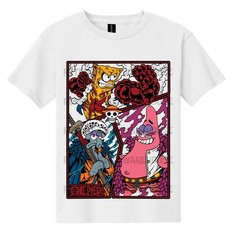 One Piece Spongebob Patrick Squidward Anime Manga Graphic T-Shirt