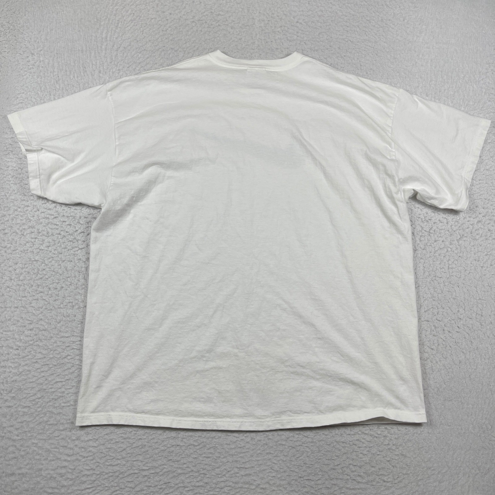 Nike T-Shirt Mens XXL White Blue Swoosh Vintage 90s Made in USA Streetwear Tee gallery