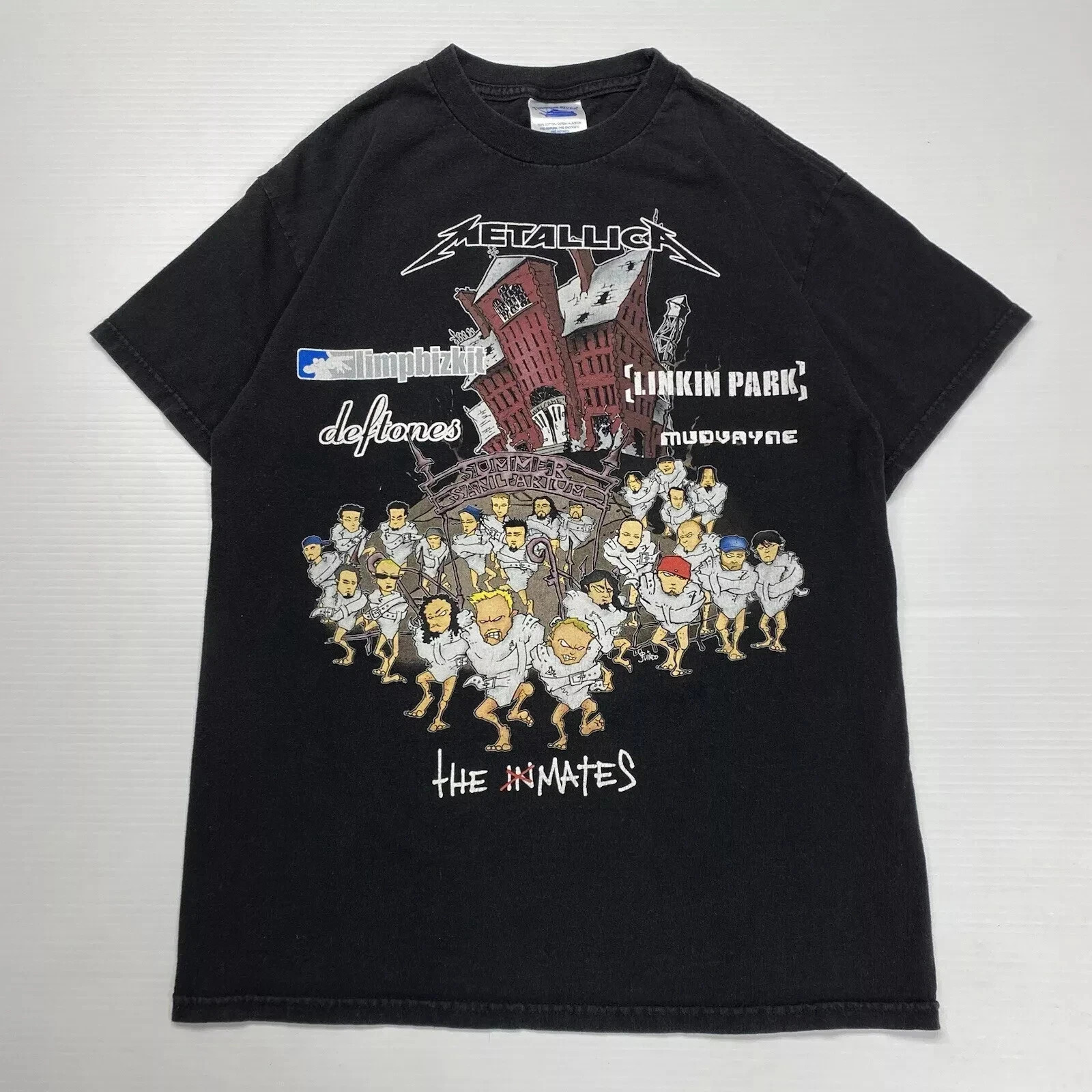Summer Sanitarium Tour 2003 Graphic T-Shirt, Black Rock Reprint TRENDING T’SHIRT