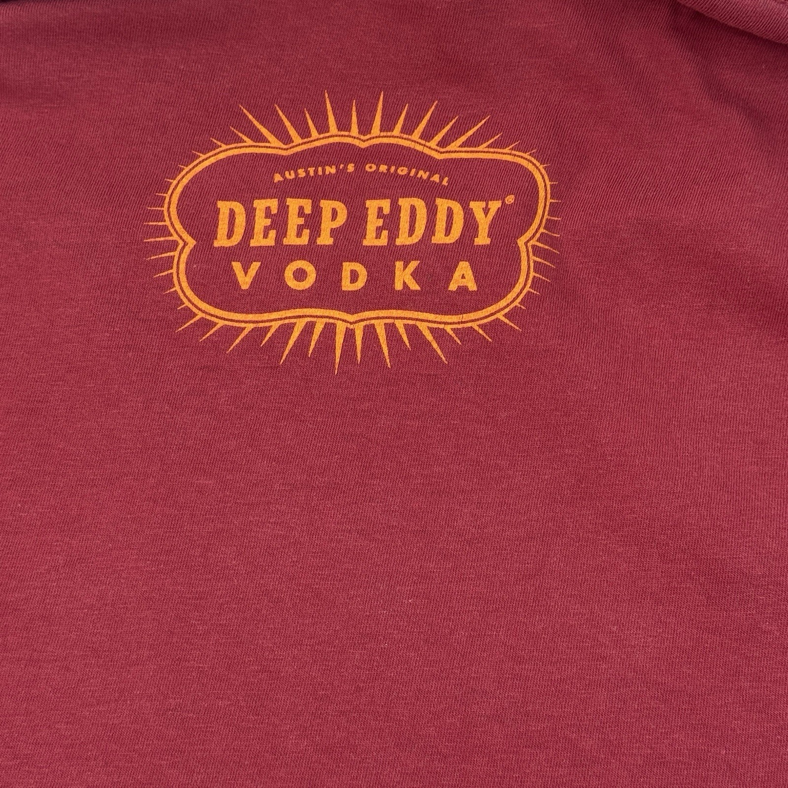 Rare Deep Eddy Vodka Tee Comfort Colors Ruby Soda Lime Mixed Drink Austin XXXL