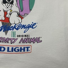Vintage Bud Light T Shirt Lg Spuds Mackenzie Original Party Animal Steppin Out