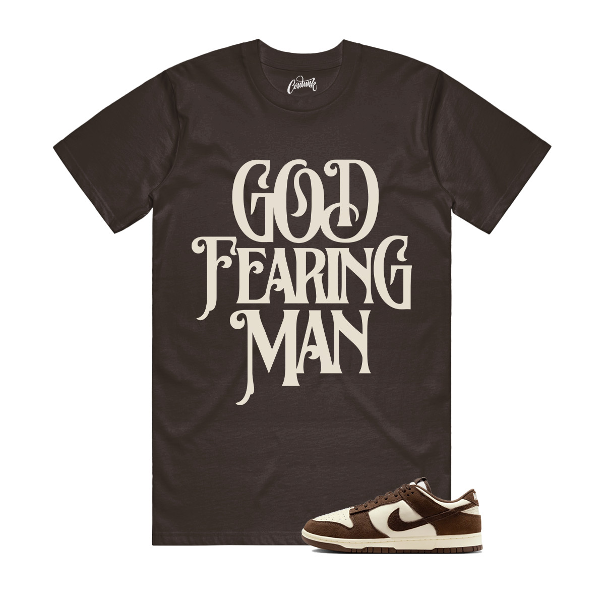 Dunk Baroque Brown Pale Ivory T Shirt Match GFM