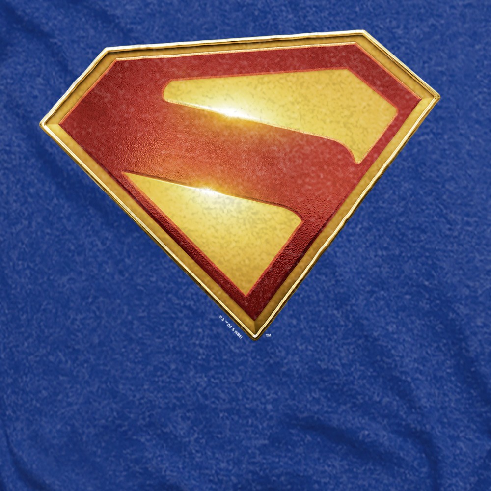 Superman 2025 New Logo Color Unisex Adult Heather T Shirt, Royal, S-3XL gallery