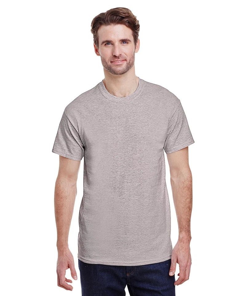 3 Pack Of Gildan Adult Heavy Cotton Stylish T Shirt Casual Plain T-Shirt – G500