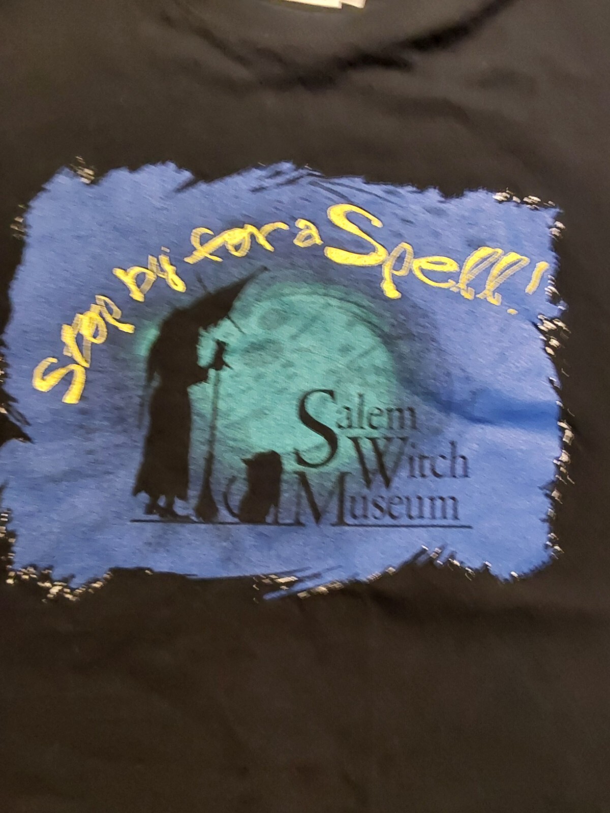 Salem Witch Museum Size Large Stop By For a Spell! Hallowen gallery